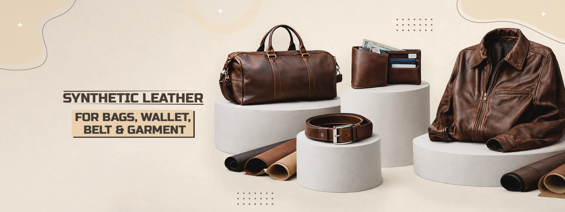 Synthetic Leather For Bags, Wallet, Belt & Garment Manufacturers in Haryana